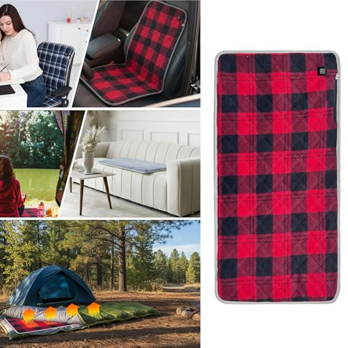 USB Heated Seat Cushion for Camping & Home - 3 Temperature Settings