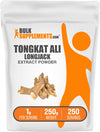 BulkSupplements.com Tongkat Ali Longjack Extract Powder For Men - Libido Support, 250g (8.8 oz)