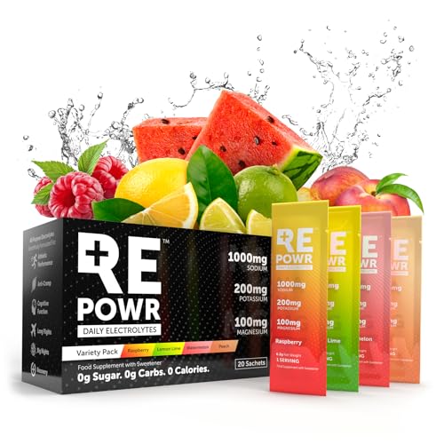 Variety 20's Mix 1 - Clean Electrolytes Sachets - Sugar-Free & Keto-Friendly