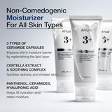 ANUA 3 Ceramide Moisture Barrier Cream, Hydrating Face Moisturizer, Skin Barrier Support, Normal Skin, 100ml