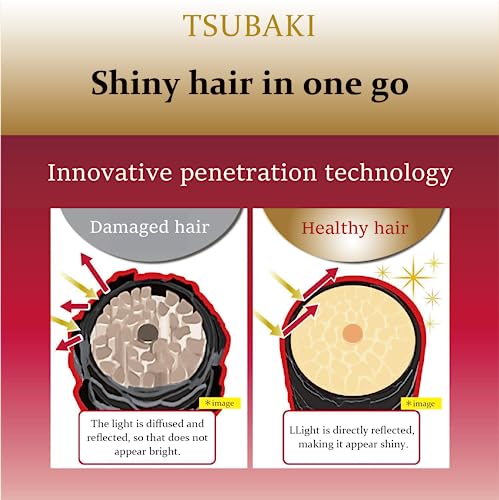 Premium Volume Repair Shampoo for Tsubaki - Restore & Strengthen Hair, 450 ml