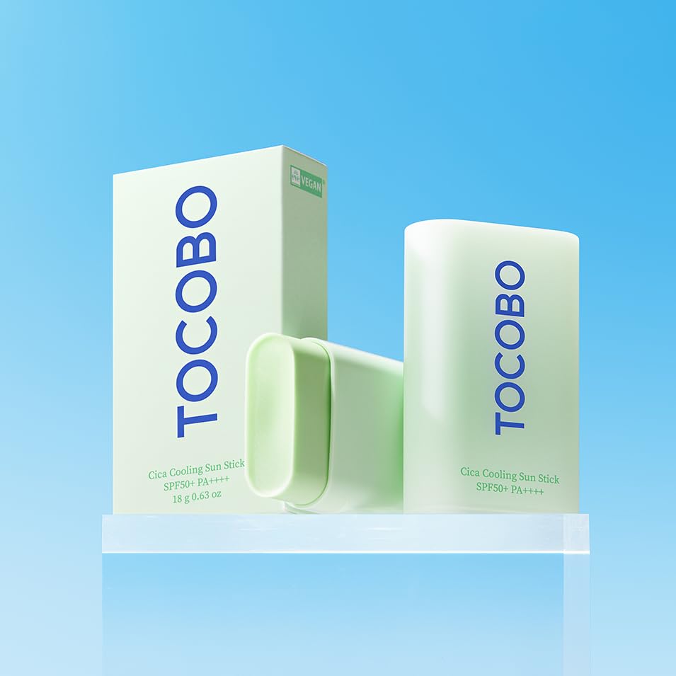 TOCOBO Cica Cooling Sun Stick SPF50+ - Fermented Cica, Light Moisturizer
