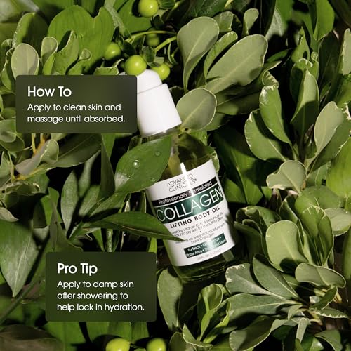 Advanced Clinicals Firming Collagen Body Oil - Tighten & Hydrate Your Skin