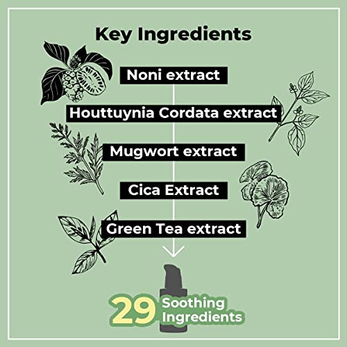 numbuzin No.7 Mild Green Soothing Serum – Centella & Green Tea for Acne-Prone, Redness-Prone Skin