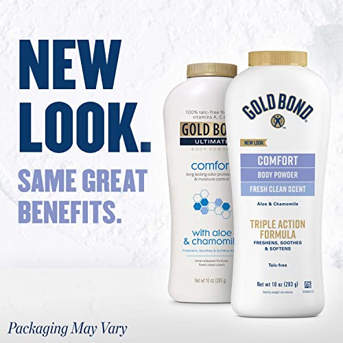 Gold Bond Ultimate Comfort Body Powder - Talc-Free (3-Pack)
