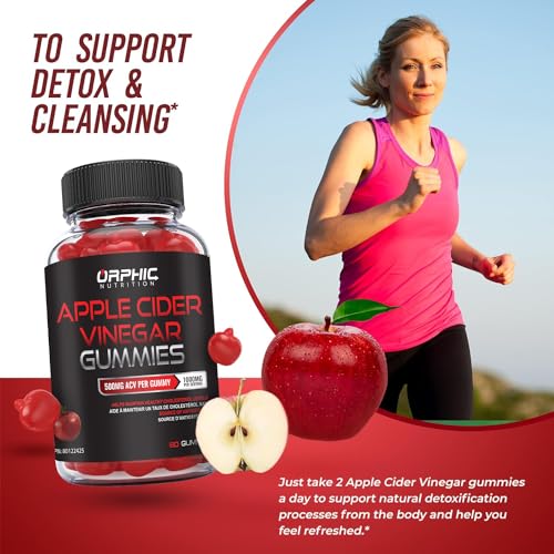 Apple Cider Vinegar Gummies 1000mg - Weight Loss, Energy & Gut Health Support with B12, Beetroot & Pomegranate