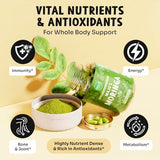 Maju Superfoods Organic Moringa Capsules, Oleifera Leaf Extract, Dried Drumstick Tree Leaves, Premium Plant-Based Supplement (90 ct)