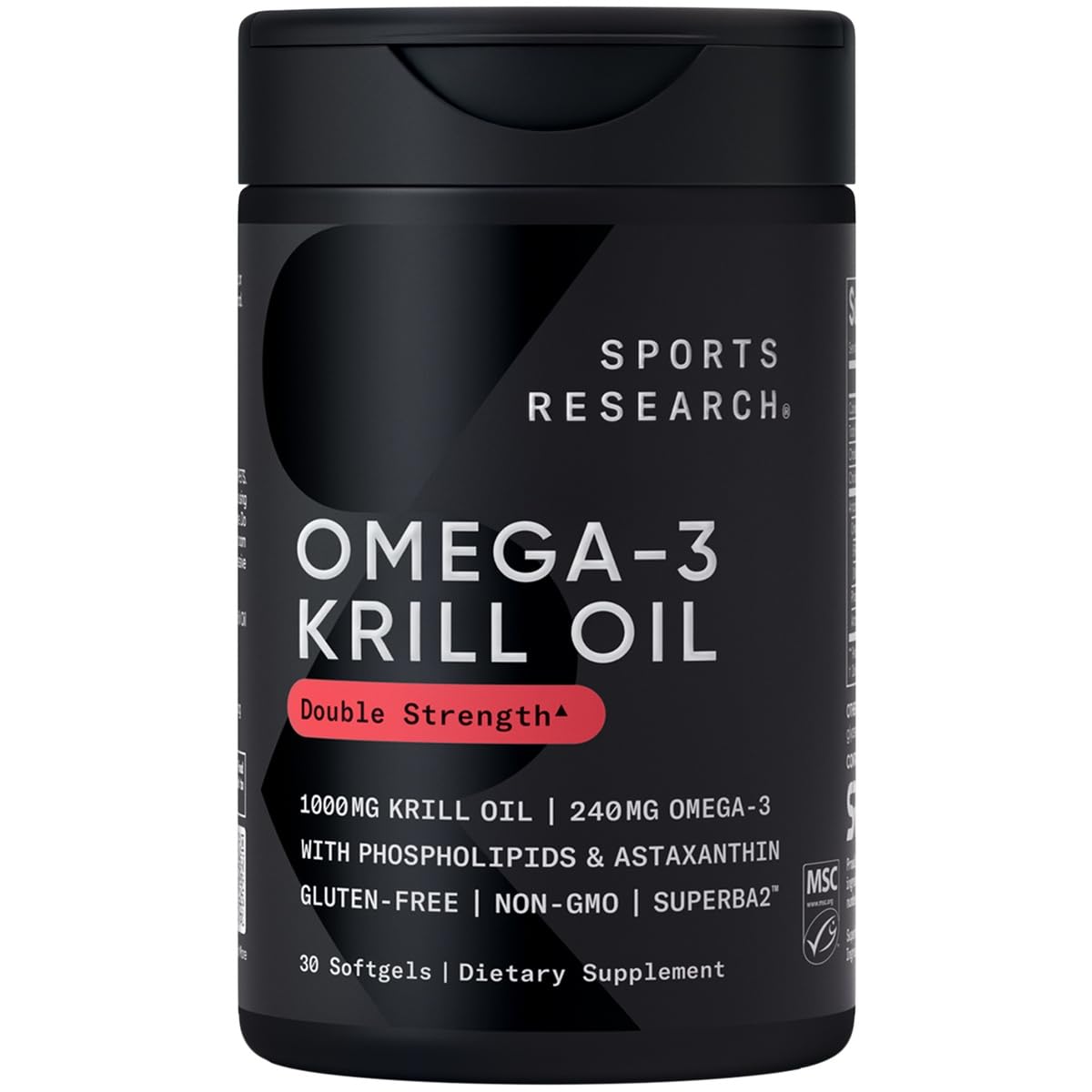 Sports Research Antarctic Krill Oil with Astaxanthin: Omega-3 Support