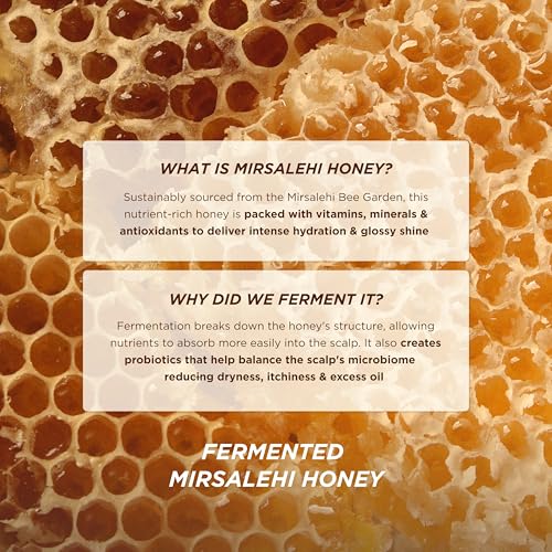 Gisou Honey Infused Hair Serum - Moisturizing Heat Shield for Damaged, Dry Hair and Split End Repair, 30ml Oak