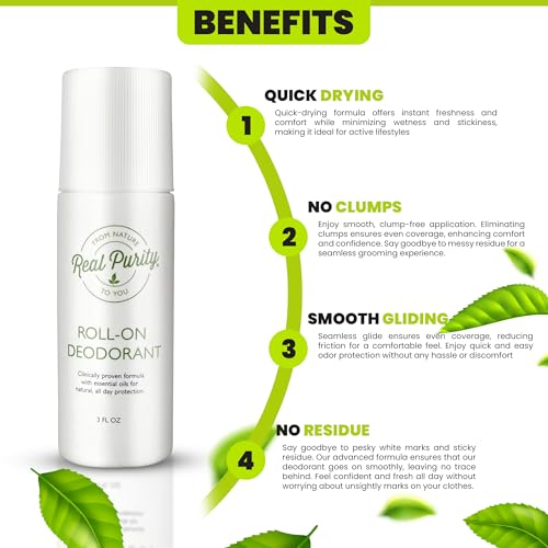 Real Purity Natural Roll-On Deodorant