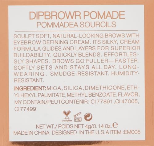 O.TWO.O Dipbrow Pomade Eyebrow Gel - Medium Brown | Waterproof & Smudge-Proof