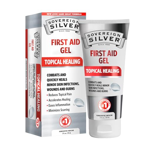 Sovereign Silver First Aid Gel - 2 fl oz (59 ml) - Antimicrobial Wound Care