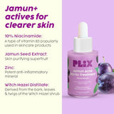 PLIX THE PLANT FIX Jamun Salicylic Acid Acne Treatment Combo: Cleanser, Serum & Moisturizer