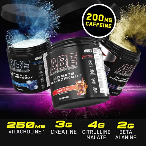 Applied Nutrition ABE Pre Workout Powder - Citrulline Creatine Beta-Alanine for Energy & Performance | 375g
