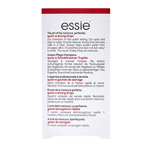 essie Quick-E Fast-Drying Nail Polish Drops - Clear, 13.5ml