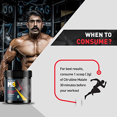 MuscleBlaze Citrulline Malate Powder 100g | Endurance & Muscle Pump Support