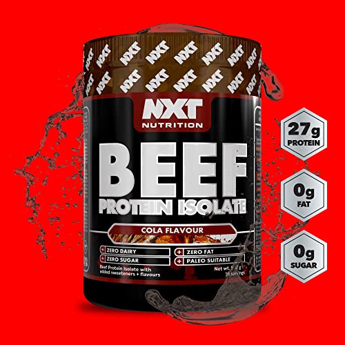 NXT Nutrition Beef Protein Isolate - Cola 540g Dairy-Free Protein Powder