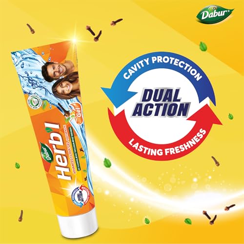 Dabur Herbal Advanced Clove Gel Toothpaste for Cavity Protection - 150g
