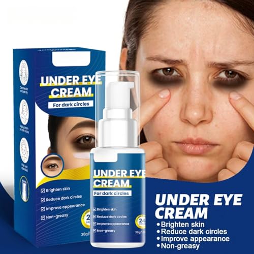 Dark Circle Reducing Eye Cream, 30g – Tired Eye Relief, Tightening & Hydration for Puffy Eyes & Bags