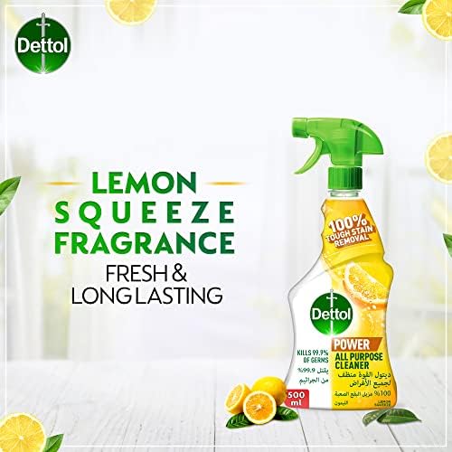 Dettol Lemon All-Purpose Cleaner (500ml) - Sparkling Clean Home