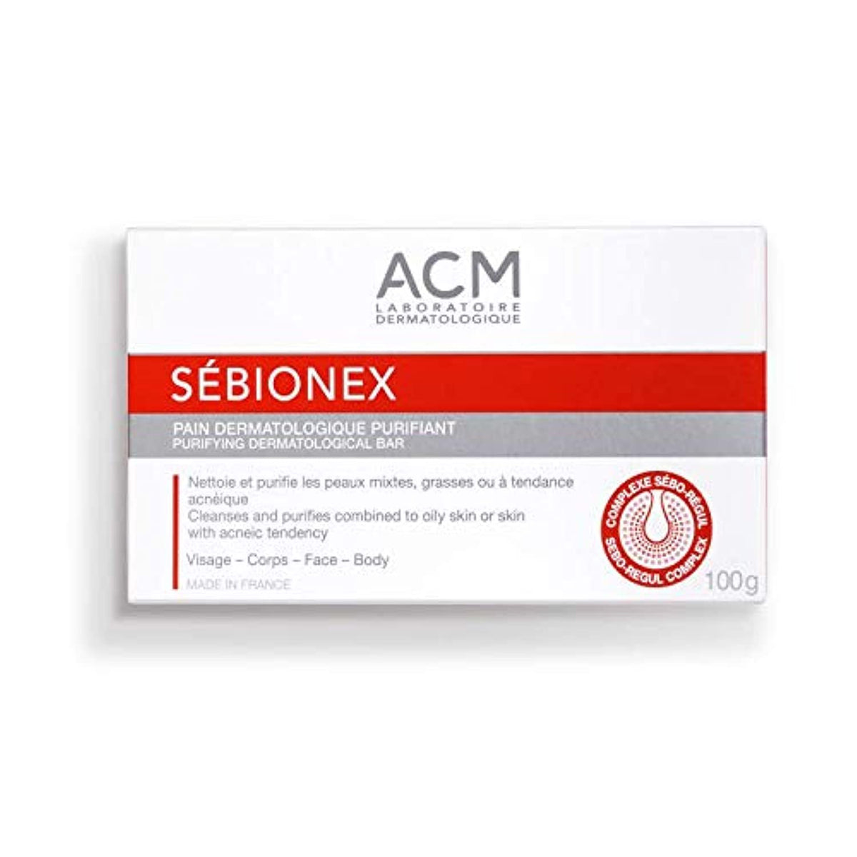 ACM Sebionex Purifying Cleansing Bar (100g) - Acne Treatment