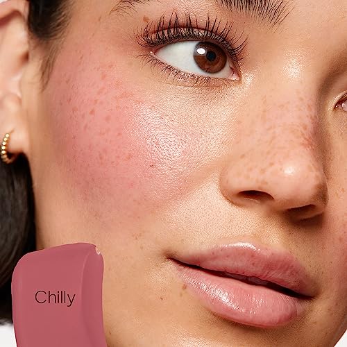 Saie Dew Blush Liquid Cheek Blush - Chilly Mauve