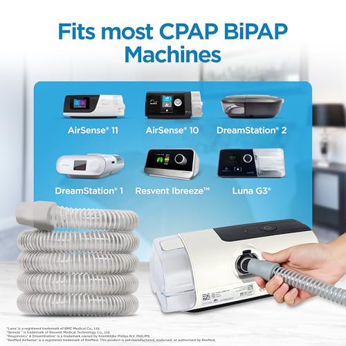 Resplabs CPAP Tubing & Hose Cover - Gray (Standard 22mm)