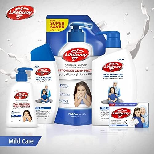 Lifebuoy Mild Care Anti-Bacterial Body Wash (500ml)