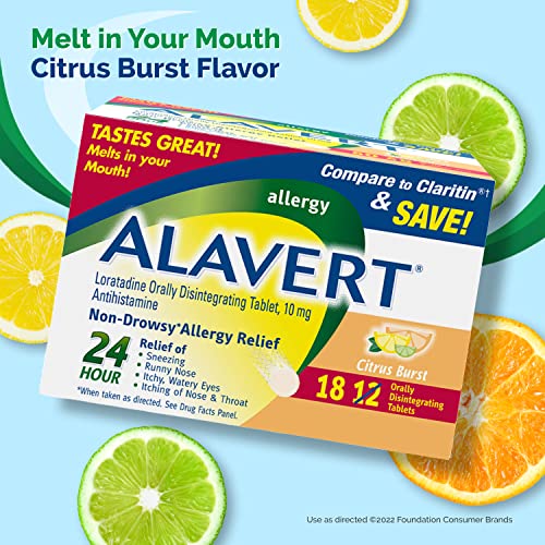 Alavert 24 Hour Allergy Relief - Citrus Burst Orally Disintegrating Tablets