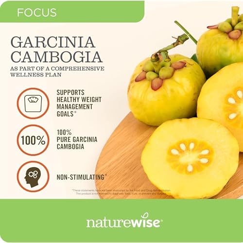NatureWise, Garcinia Cambogia, 180 Vegetarian Capsules