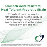 Designs for Health FloraMyces 500mg Saccharomyces Boulardii Probiotic - 60 Capsules for Gut Health & Immune Support