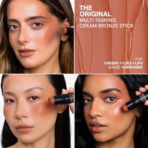 Nudestix Nudies Matte Cream Bronzer - 3-in-1 Face, Eyes & Lips Colour (Sunkissed)