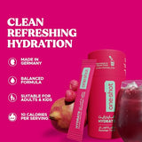 Oneshot Hydration Electrolyte Powder Drink Mix - Sugar Free, Pomegranate Flavor, 14 Sachets