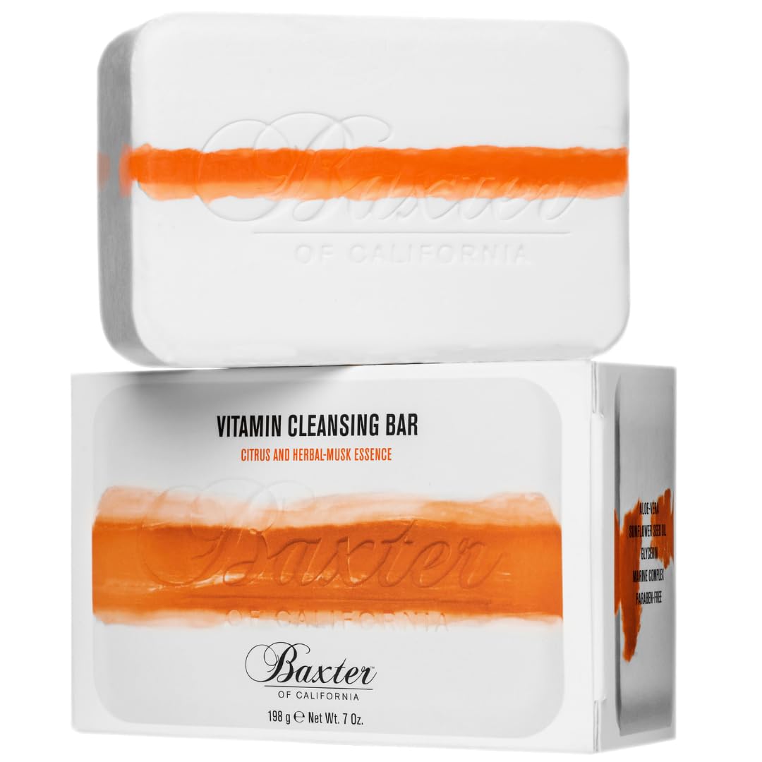 Baxter of California Vitamin Cleansing Bar - Citrus & Herbal Musk 198g