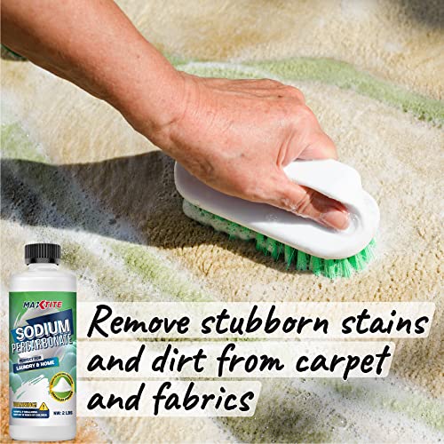 MAXTITE 100% Pure Sodium Percarbonate (2lb) - Oxygenated Home & Laundry Cleaner
