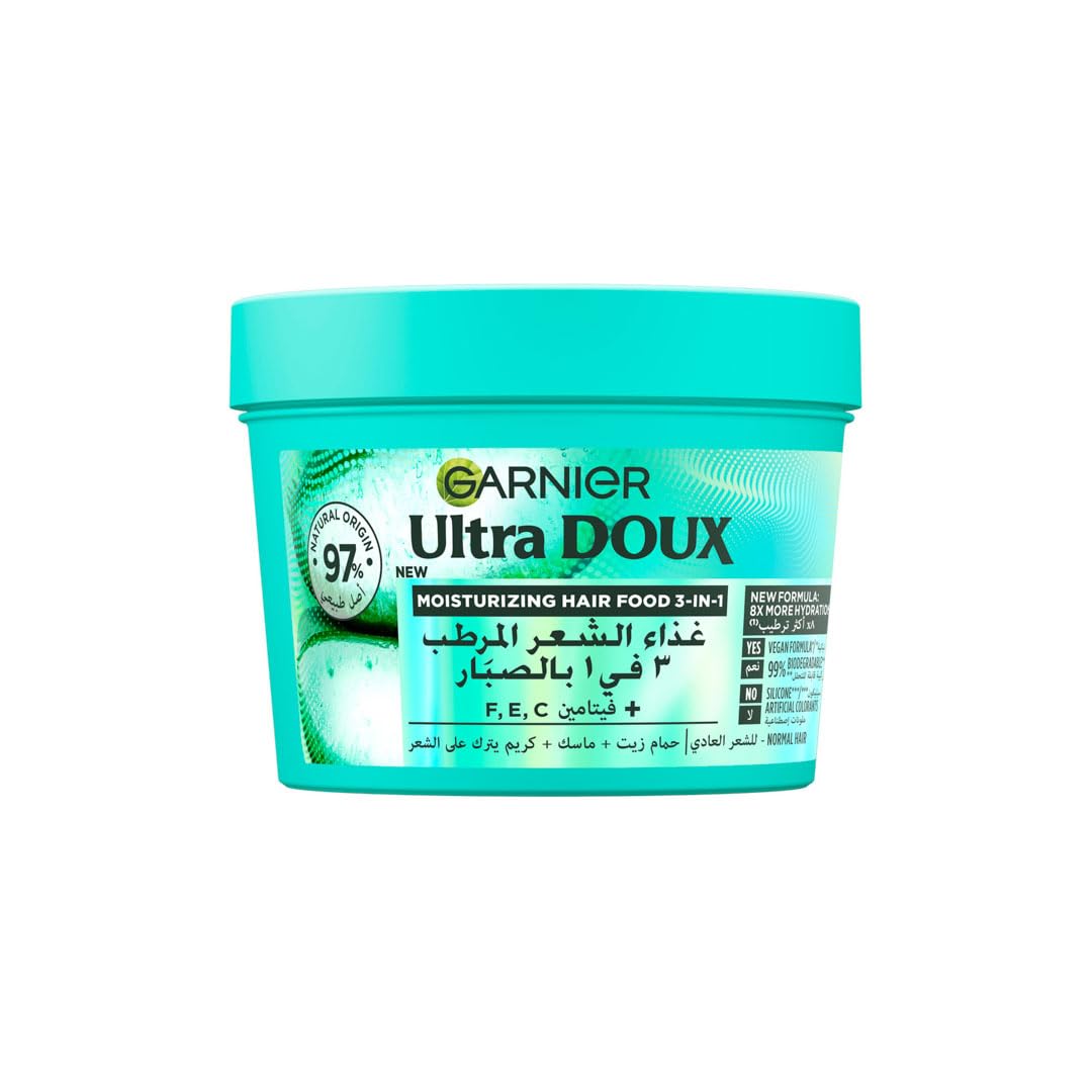 Garnier Ultra Doux Aloe Vera 3-in-1 Hair Food - 390ml
