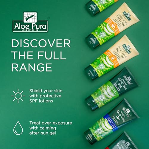 Aloe Pura Organic Aloe Vera Gel (100ml) - Natural, Soothing & Vegan Skincare