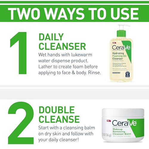 CeraVe Hydrating Foaming Oil Cleanser, Moisturizing Refill for Dry to Very Dry Skin, 19 oz