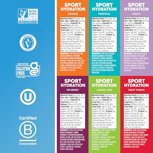 Nuun Sport Electrolyte Tablets - Variety Pack (60 Servings)