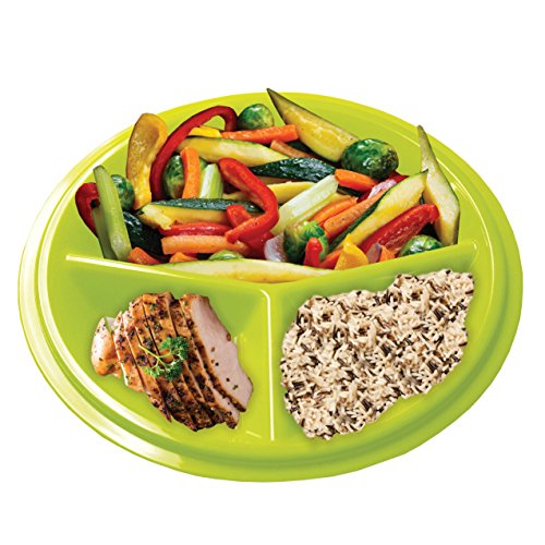 Rehabilitation Advantage Portion Control Plate with Divided Sections