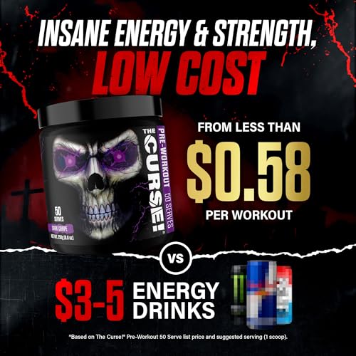 JNX Sports The Curse!® Pre-Workout - Blue Raspberry - 8.8 oz (250 g)