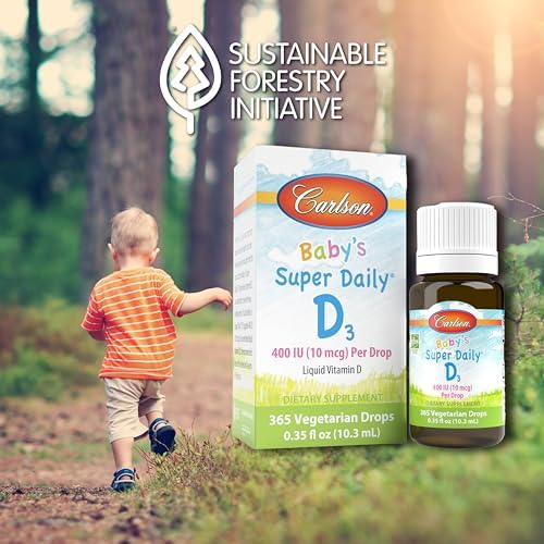 Carlson Labs Baby's Super Daily D3 - 400 IU, 10.3ml