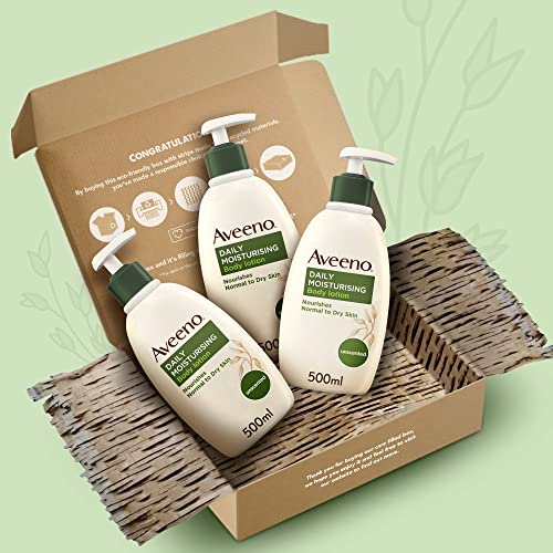 Aveeno Daily Moisturizing Body Lotion Bundle (3 x 500ml)