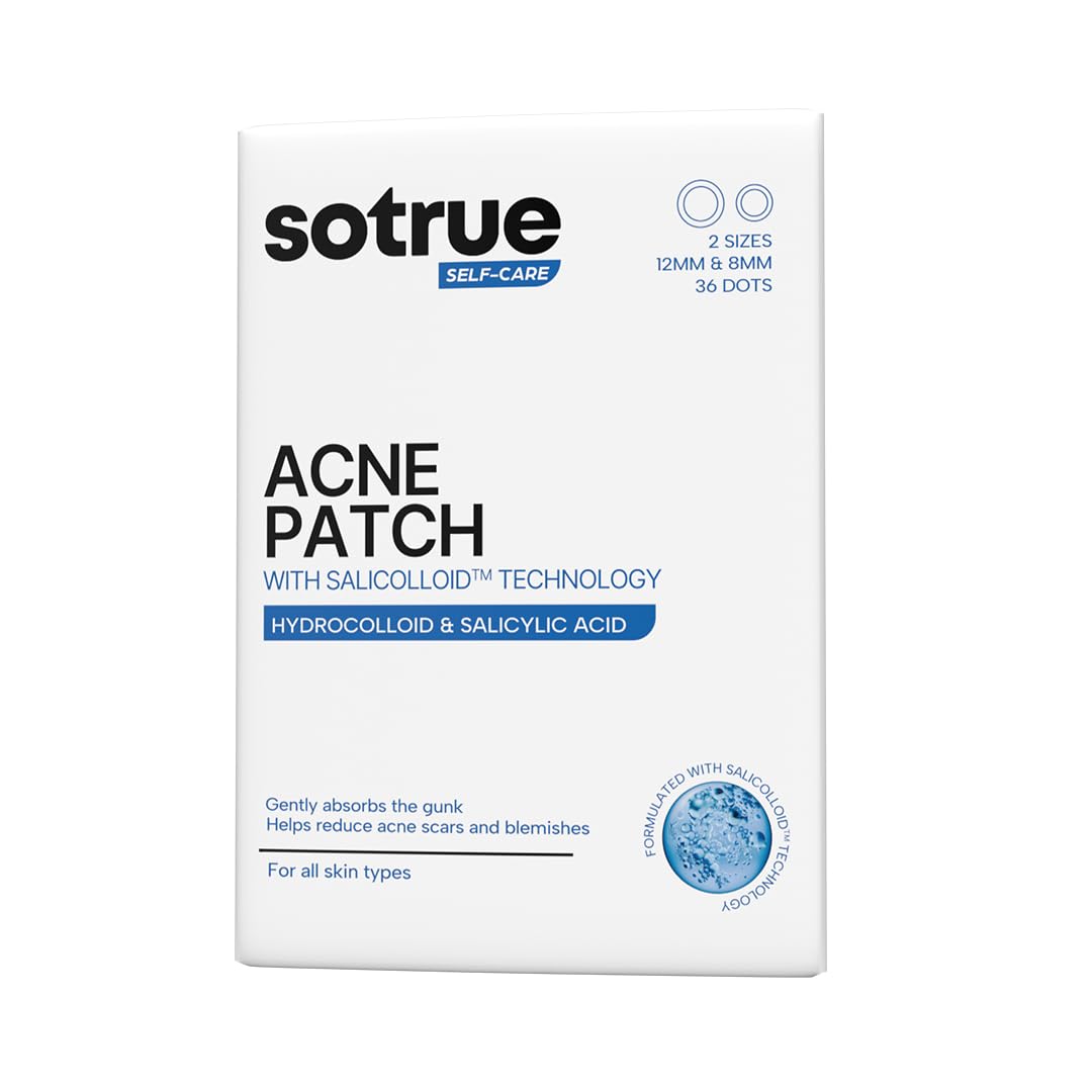 Sotrue Acne Pimple Patches - Hydrocolloid Waterproof Patches for Active Surface Acne, 36 Patches
