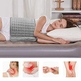 Electric Heating Pad for Back, Neck & Shoulder Pain Relief - Grey (40x76cm)