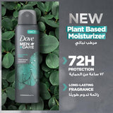 Dove Men+ Care Antiperspirant Deodorant Spray - Eucalyptus & Birch - 72H Protection - Plant-Based Moisturizer - 150ml x 2