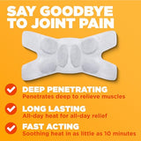 ThermaCare Multi-Purpose Heat Wraps for Joint & Muscle Pain - 4 Patches