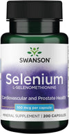 Swanson Selenium (L-Selenomethionine): Antioxidant Power (200 Capsules)