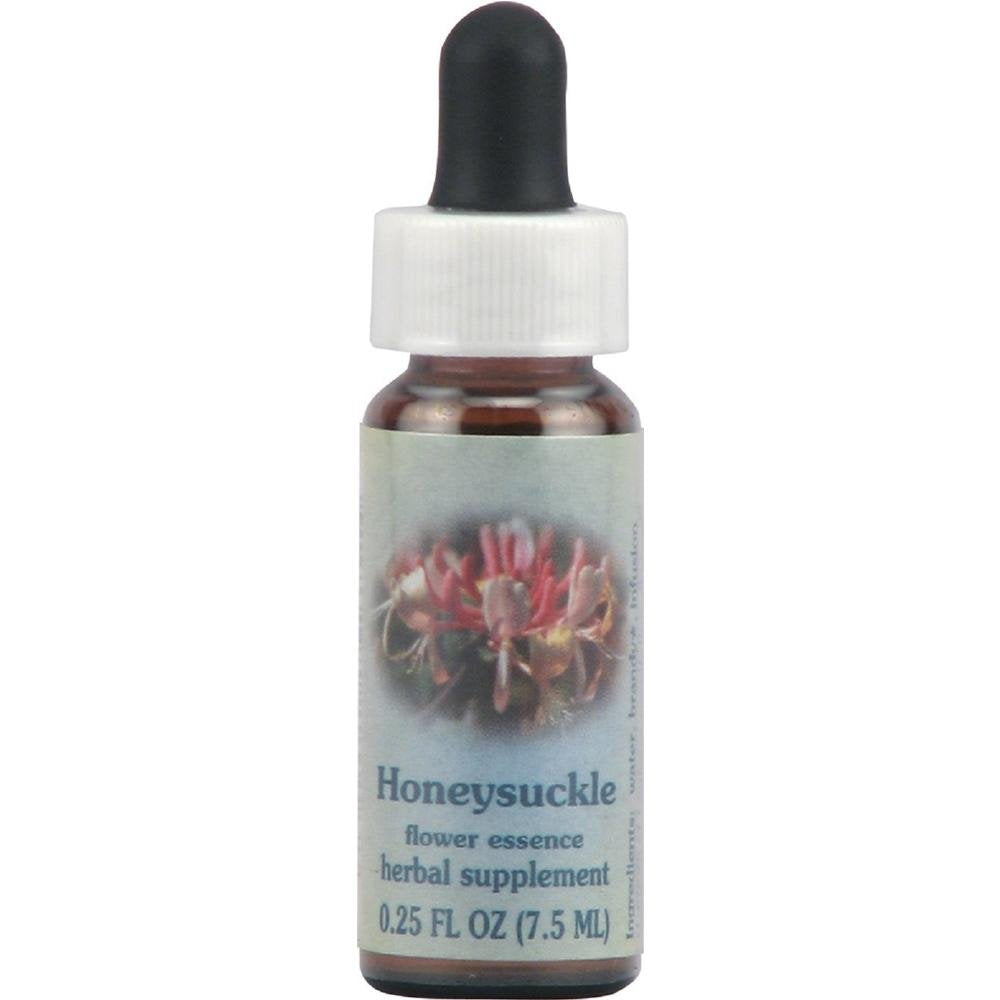 Honeysuckle Flower Essence Supplement Dropper - 0.25 oz for Present-Moment Living