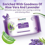 Himalaya Baby Soothing Wipes - Moisturizing & Protecting | With Aloe Vera & Lavender | Alcohol-Free